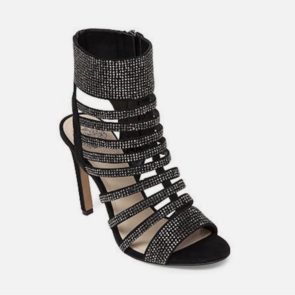 NWOB Vince Camuto Katal Suede Embellished Heels
